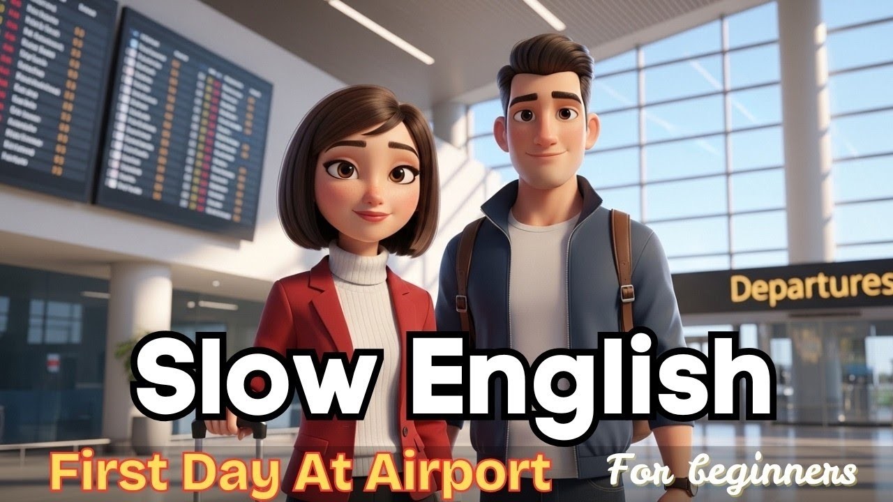 Первая поездка в аэропорт | Простой разговорный английский для начинающих ✈️