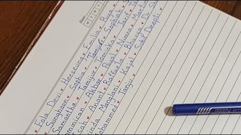 Writing Subscribers Names Live #name #handwritig