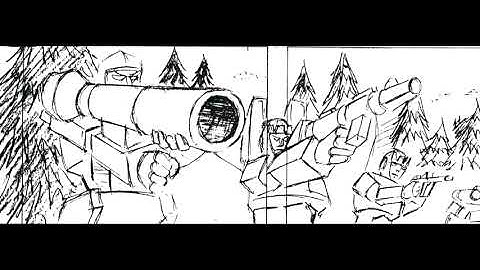 Transformers - S O S Dinobots: Megatron Has Fallen (storyboard animatic)
