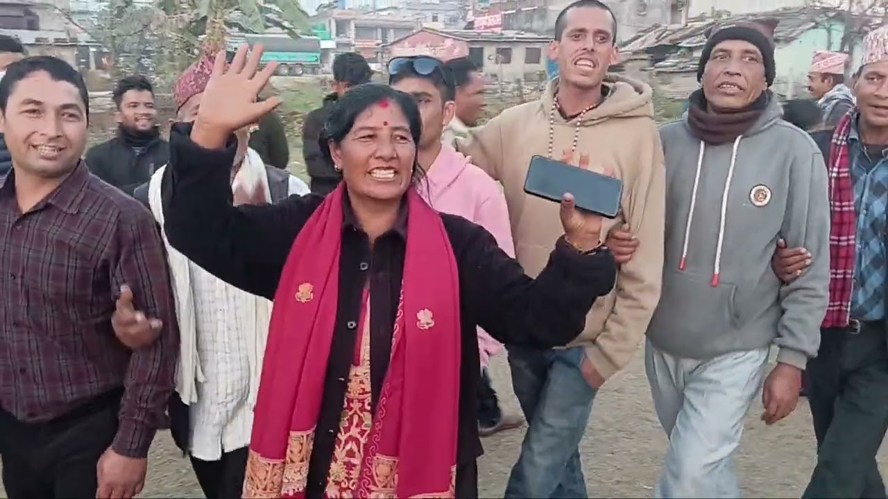 दिपक रिमाल र प्रतिमा बमको आज मोतीपुर हाटबजार को देऊडा खेल 2082/10/12