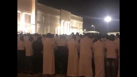 تغطيه من خارج جامع عبدالله بن ناصر المهيني تلاوة خاشعة للشيخ ناصر القطامي رمضان 1440