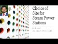 Choice of Site for Steam Power Stations