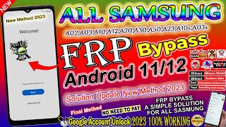 2023 New Security ALL Samsung Frp Bypass WithOut Pc | Google Account Unlock New Method Update PenTek