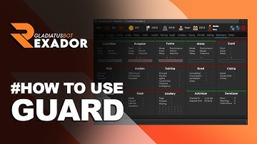 REXADOR GLADIATUS BOT [2020] – HOW TO USE GUARD FEATURE | Disconnect and Connect