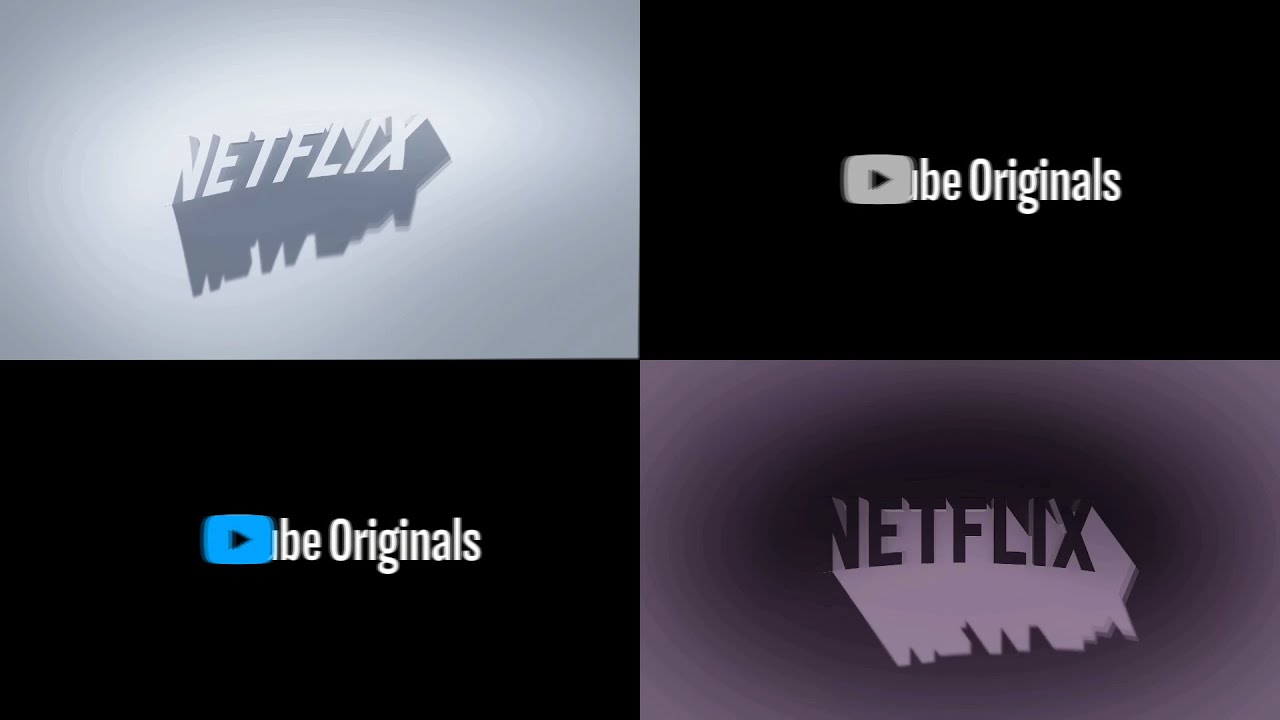 YouTube Originals x Neflix Intro Logo Effects Sponsored By Klasky Csupo 2001 Effects | Combined