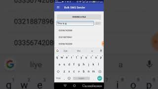 Free Bulk SMS Sender Android App Open Source screenshot 2