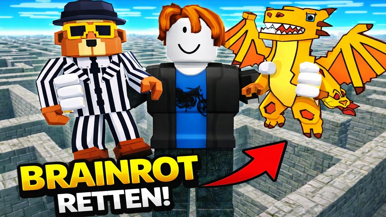 Wir müssen BRAINROT im LABYRINTH retten I Forza Hubi