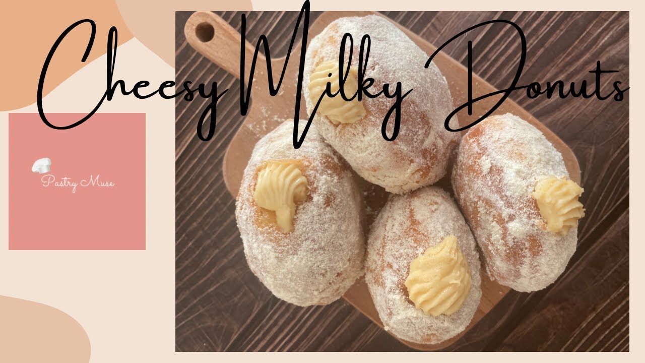 Cheesy milky donuts ( trending recipe!!!) | Pastry Muse