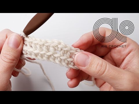 Crochet - Normal increase, single crochet back loop only