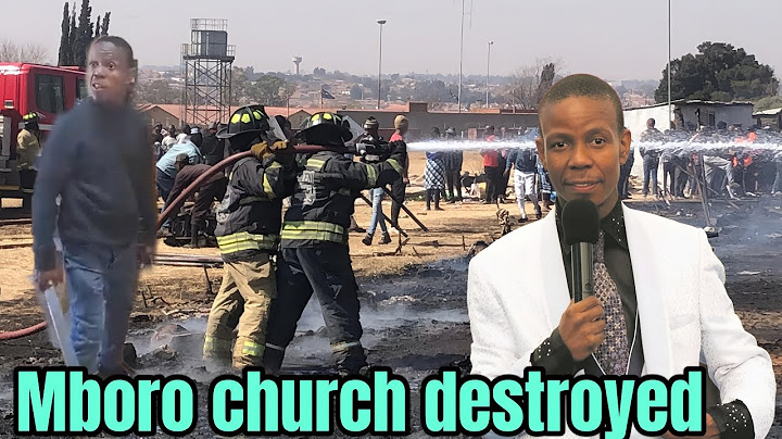 Pastor Mboro arrested and church burned. Its over for Him.