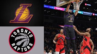 Lakers Vs Raptors Lakers Gametimetv Lakers Team Highlights