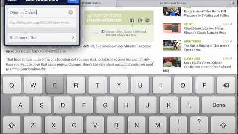 Create "Open in iOS Chrome" Bookmarklet