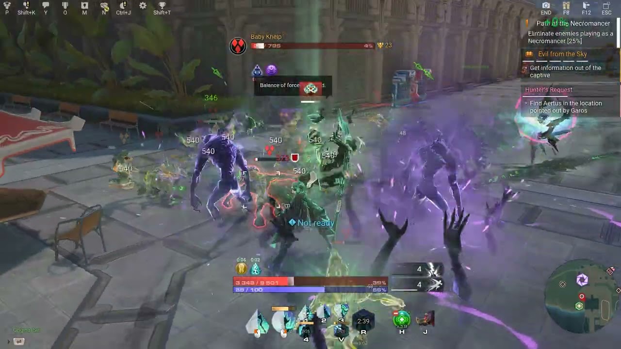 Skyforge Necromancer gameplay