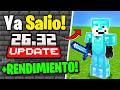 ✅ ¡MEJORAS de RENDIMIENTO! | Nueva Actualización Minecraft PE (26.32)