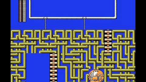 Rockman 2 - Crashman stage, Death glitch.