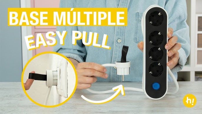 Cómo instalar una base múltiple de enchufes sin agujeros · Handfie DIY 