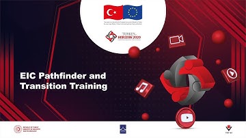 EIC Pathfinder and EIC Transition Training (Webinar)