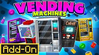 Minecraft Just Got VENDING MACHINES! Vending Machines Add-On