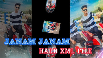 JANAM JANAM X MC STAN // ALIGHTMOTION TRENDING NEW SONG XML FILE  // BY SUDIPTO EDITZ