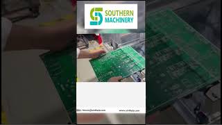 High-efficiency automatic series cutting machine for electronic component leads.