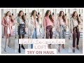 Huge Loft Sale Try On Haul 2021 | FALL TO WINTER OUTFIT IDEAS | Workwear, Casual, Dressy!