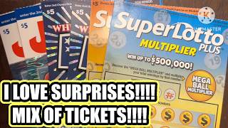 I LOVE SURPRISES!!!! MIX OF TICKETS!!!! CA Scratchers