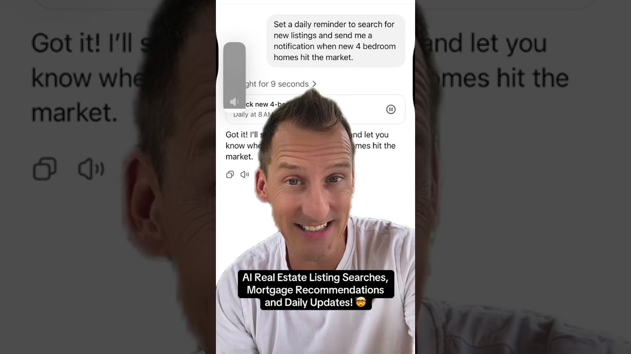 AI RealEstate Listing Searches, Mortgage Recommendations and Daily Updates! 🤯
