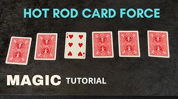 Hot Rod Card Force - Self Working Card Force - Easy Magic Trick Tutorial
