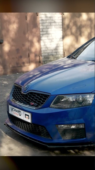 Skoda Octavia RS  tuning parts grille and splitter from #MaxtonDesign
