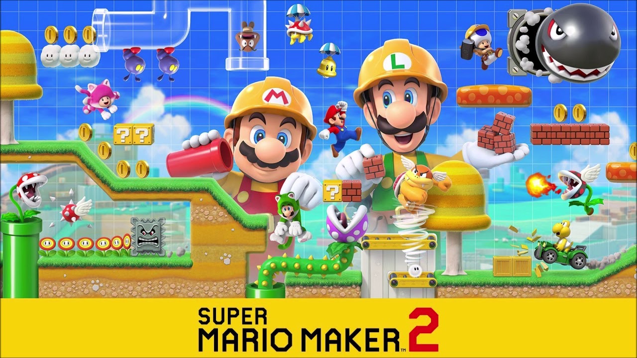 Super Mario Maker 2 - Snow Theme (SMB1 16-bit)