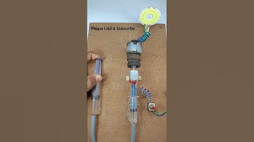 Hydraulic wheel power generator new #dcmotor #generatorproject #shortvideo