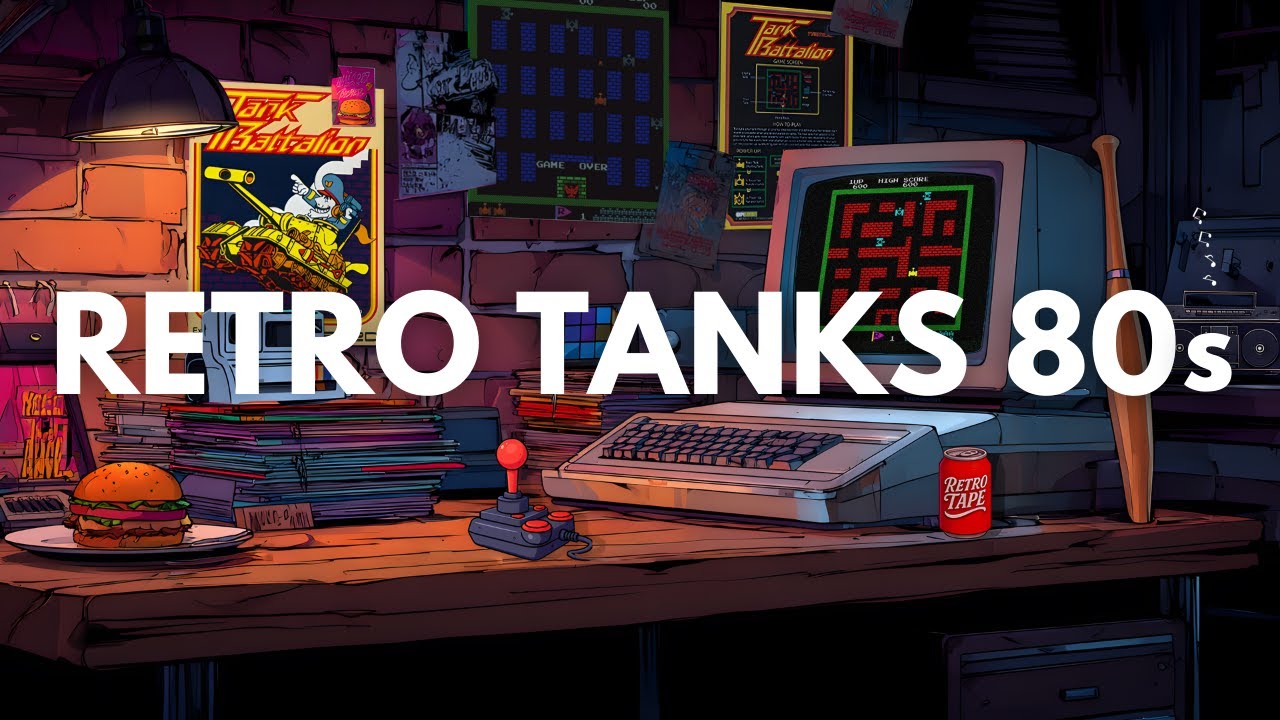 1980 Retro Tank Battalion // Lofi Synthwave 80-х & Фоновая Музыка для Фокуса