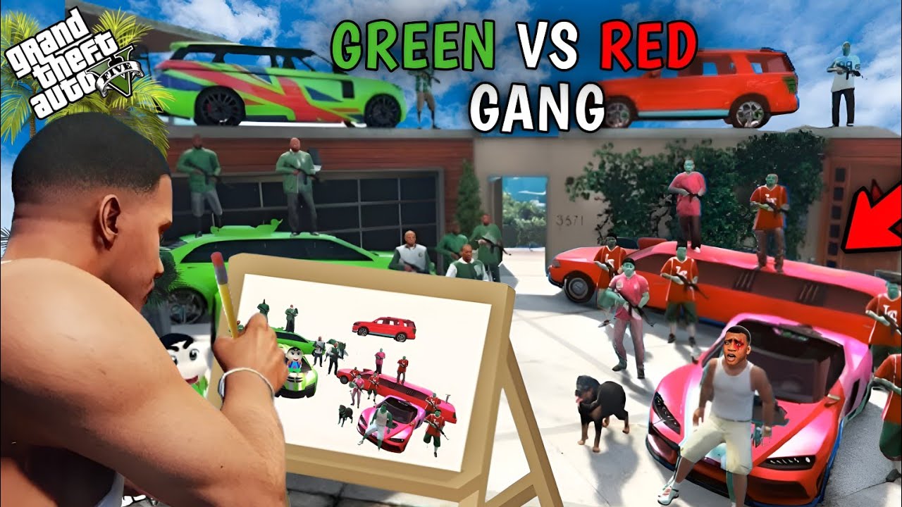 GTA 5 : Franklin Using Magical Painting To Become Biggest Gang Leader || PART # 06 || Afaq Hub 2.0