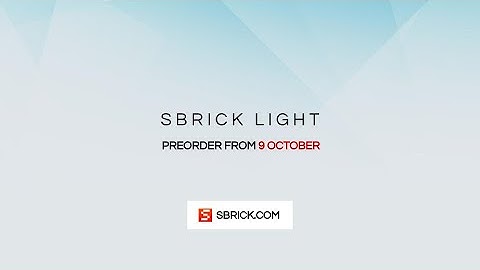 An early look at SBrick Pro, running on Windows, controlling a LEGO Control+ hub  and car