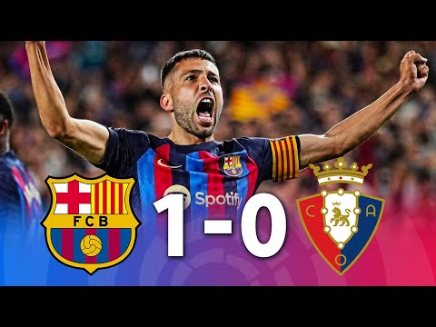 Barcelona vs Osasuna [1-0], La Liga, 2023 - MATCH REVIEW