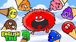 Ice Cream Song Sing Along | Learn Colors | Kids Songs | English Tree