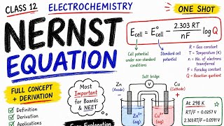 Nernst Equation Explained | Electrochemistry Class 12 One Shot | CBSE 2026 