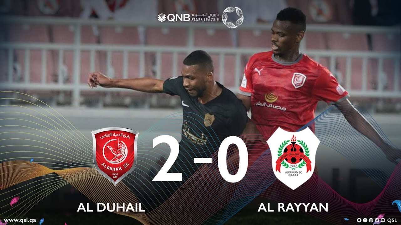 Al Duhail 2-0 Al Rayyan | week 16 - YouTube