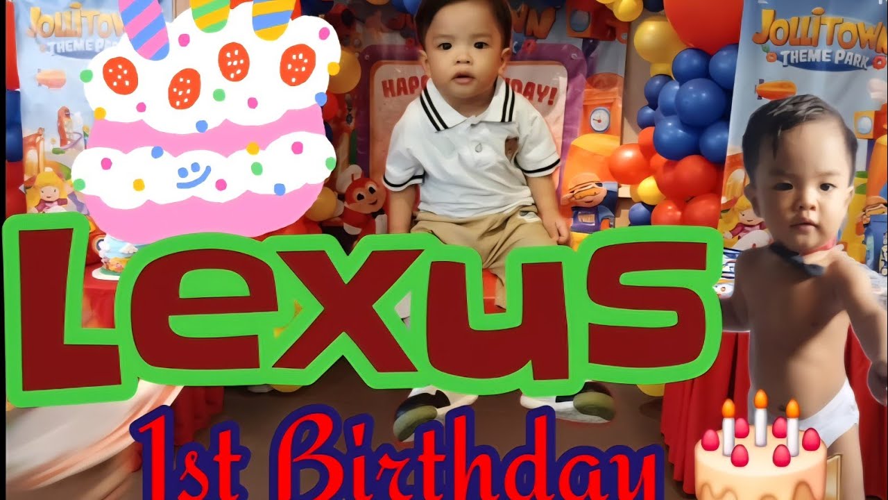 Lexus' 1st Birthday @tvnijudy6523  #happybirthday #viralvideo #jollibee 