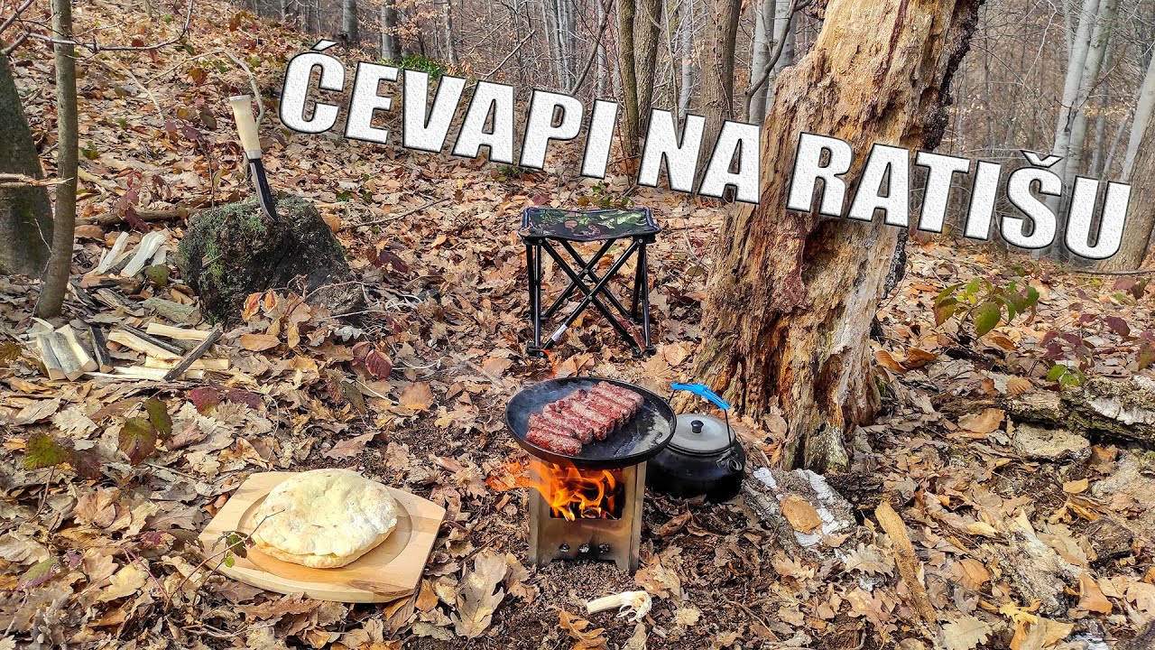 Ćevapi na planini Ratiš - buškraft vježba