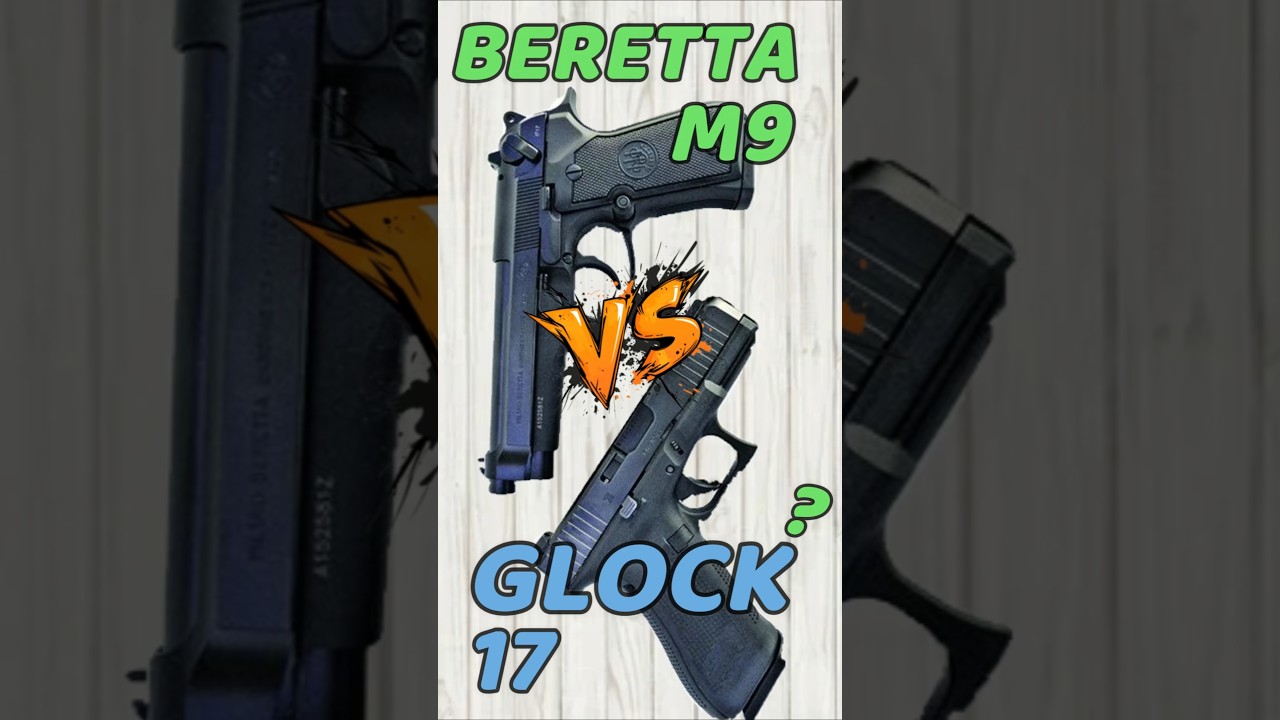 🥇Las 2 MEJORES PISTOLAS🔫💥GLOCK 17 vs BERETTA M9🔫💥