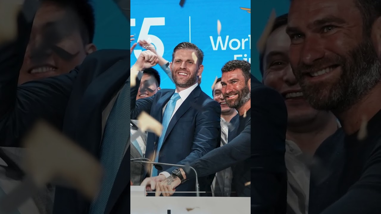 Trump made $1.4B from crypto ventures in first year back in office | AJ #shorts