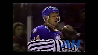 NHL Oct. 16, 1991 Montreal Canadiens v Buffalo Sabres (melee) Petr Svoboda v Brad Miller