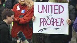 Union Protests Outside RNC Chairman's Speech