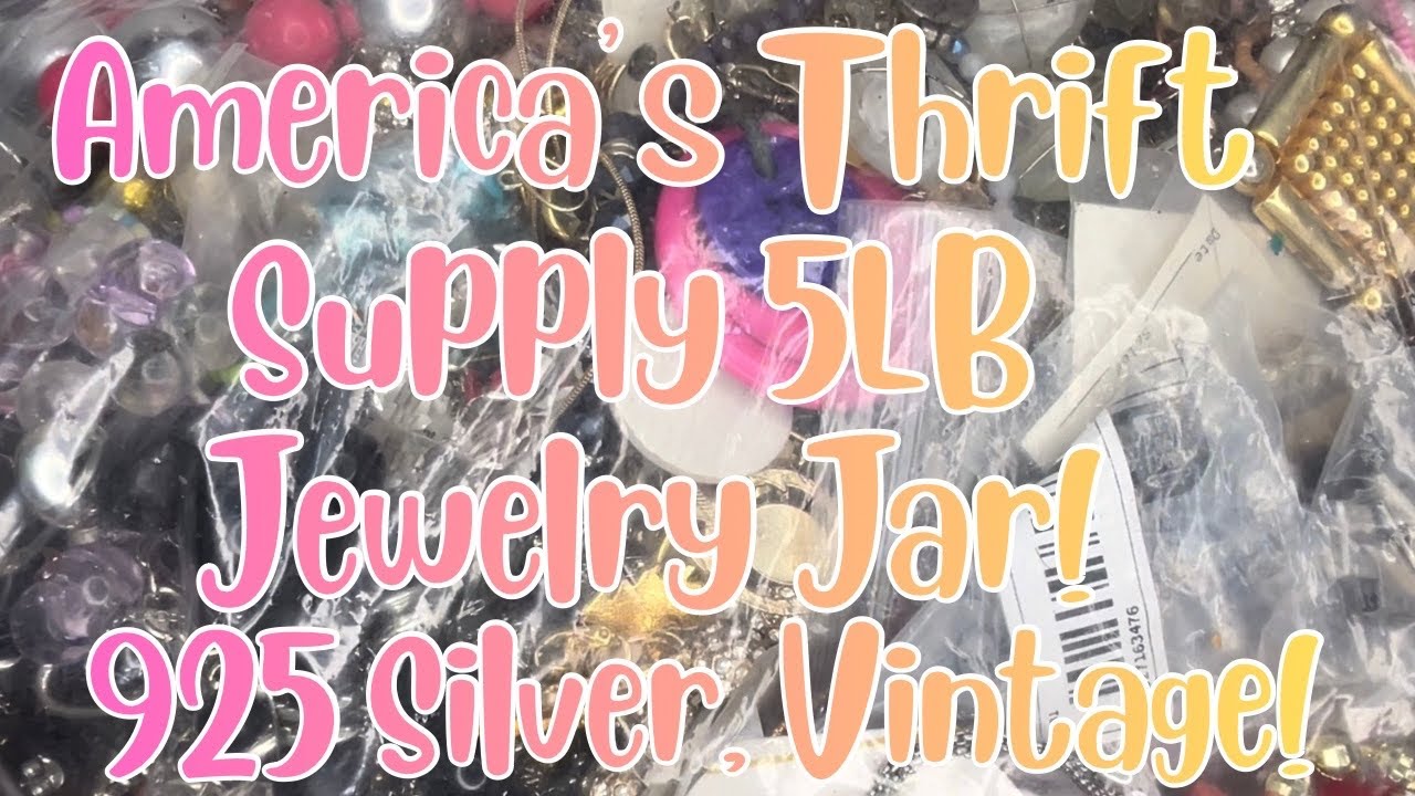 America’s Thrift Supply 5lb DIY Jewelry Unboxing & Sale! 