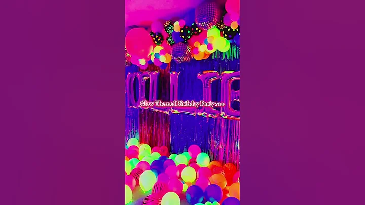 Get Ready to Glow Up: Elevate Your Birthday Party with a Neon Aesthetic