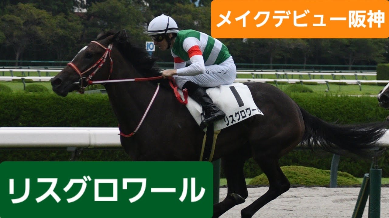 現地映像】2026年メイクデビュー阪神（2歳新馬）優勝馬リスグロワール