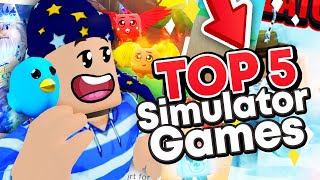 My TOP 5 SIMULATORS Of 2019 (Roblox)