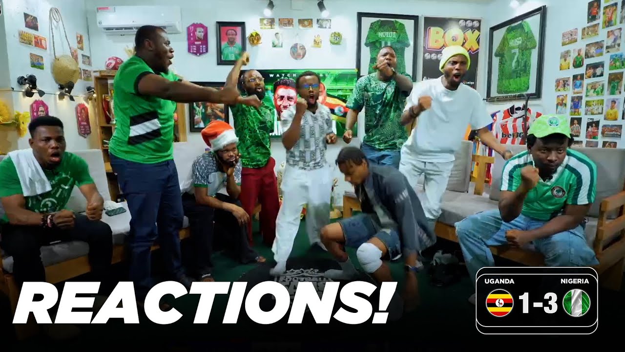 UGANDA 1-3 NIGERIA - P. Onuachu, Onyedika! - WATCH ALONG HIGHLIGHTS - AFCON 2025.
