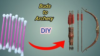 Earbuds to Archery Bow 😱 | Easy DIY Mini Bow Making | Amazing Craft Hack
